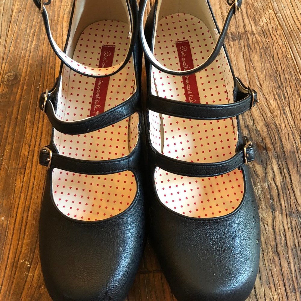 Bait Footwear Black Heels, Size 9